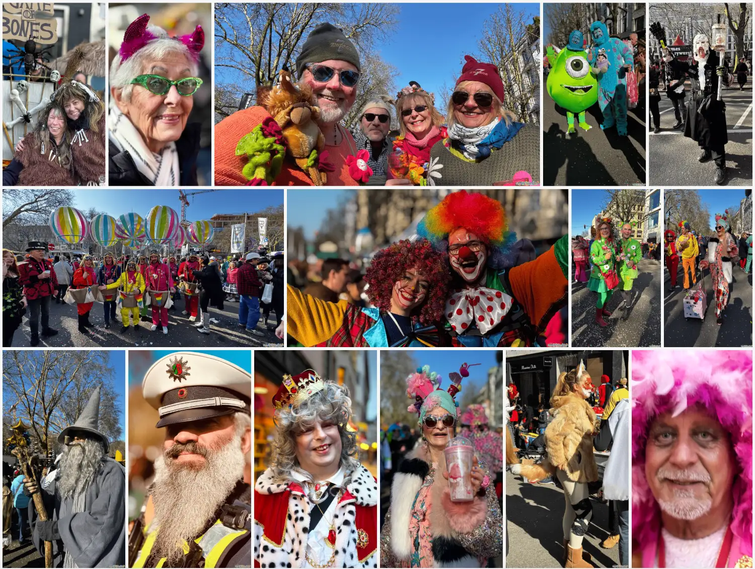 Karneval-Sonntag Düsseledorf Impressionen